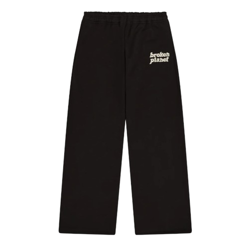 Broken planet market 'basic' wide-legged jogger coal black