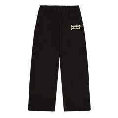 Broken planet market 'basic' wide-legged jogger coal black