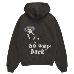 BROKEN PLANET MARKET 'TRAPPED IN TIME' HOODIE (SOOT BLACK)