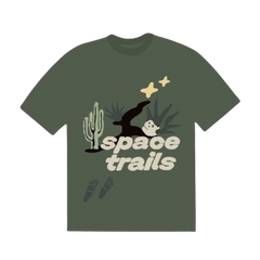 BROKEN PLANET MARKET 'SPACE TRAILS' TEE (AGAVE)