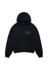 Broken Planet Hoodie Basics Washed Midnight Black