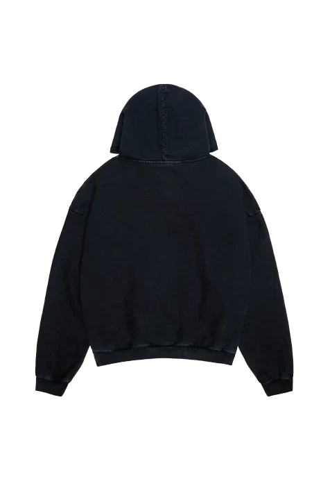 Broken Planet Hoodie Basics Washed Midnight Black