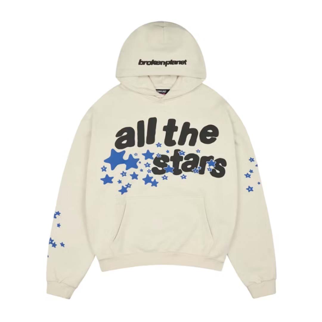 Broken Planet All The Stars Hoodie Ivory White