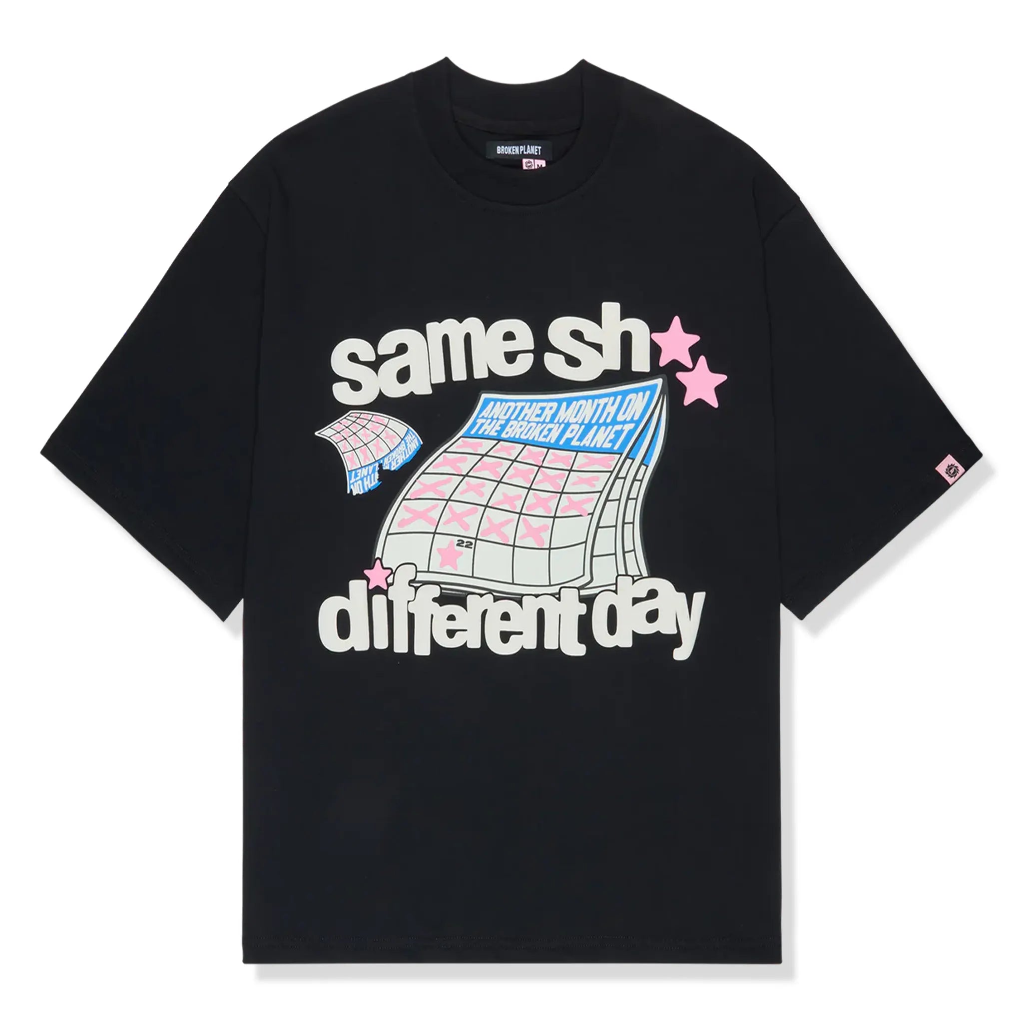 Broken Planet T Shirt Different Day Midnight Black