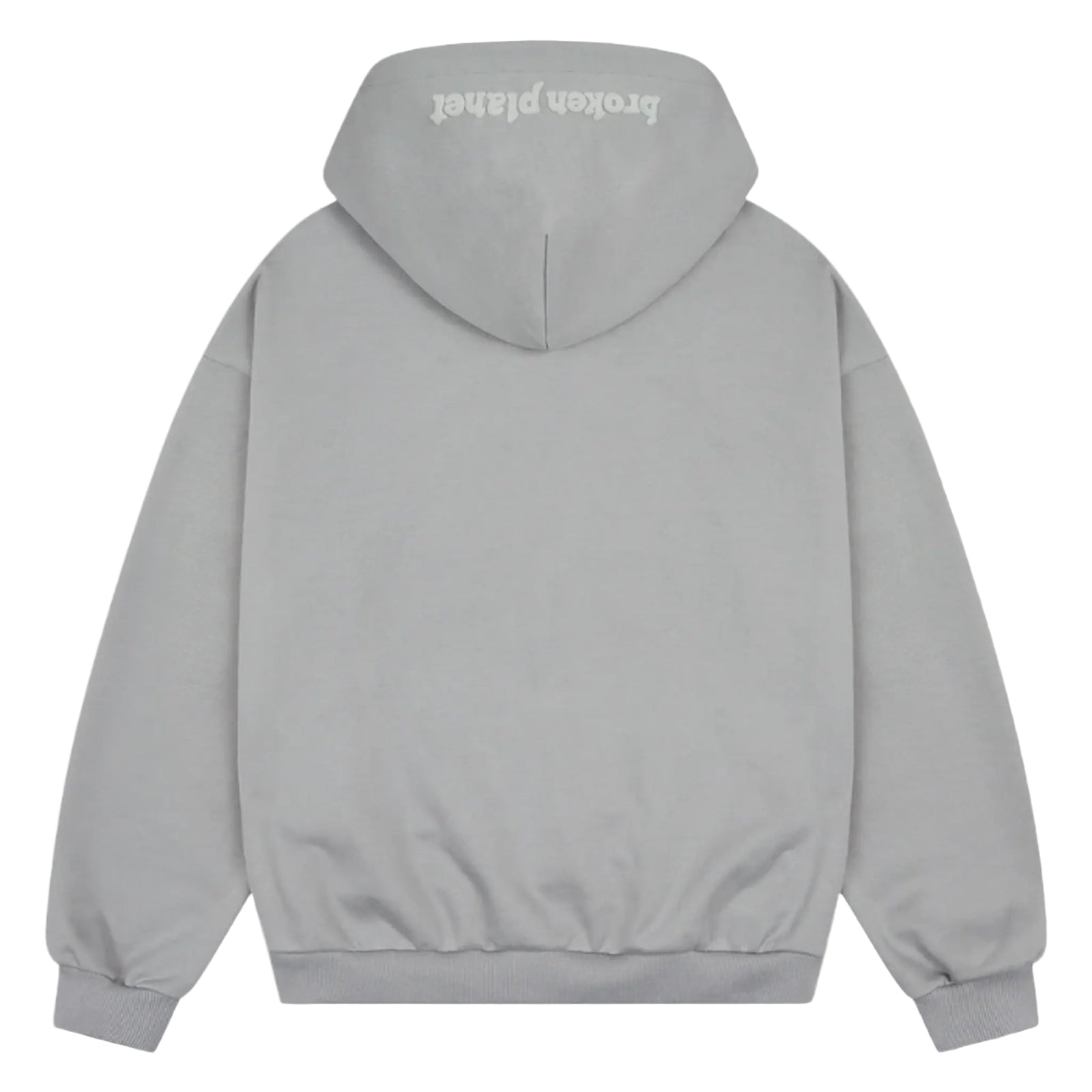 Broken Planet Zip Up Hoodie Gunmetal Grey