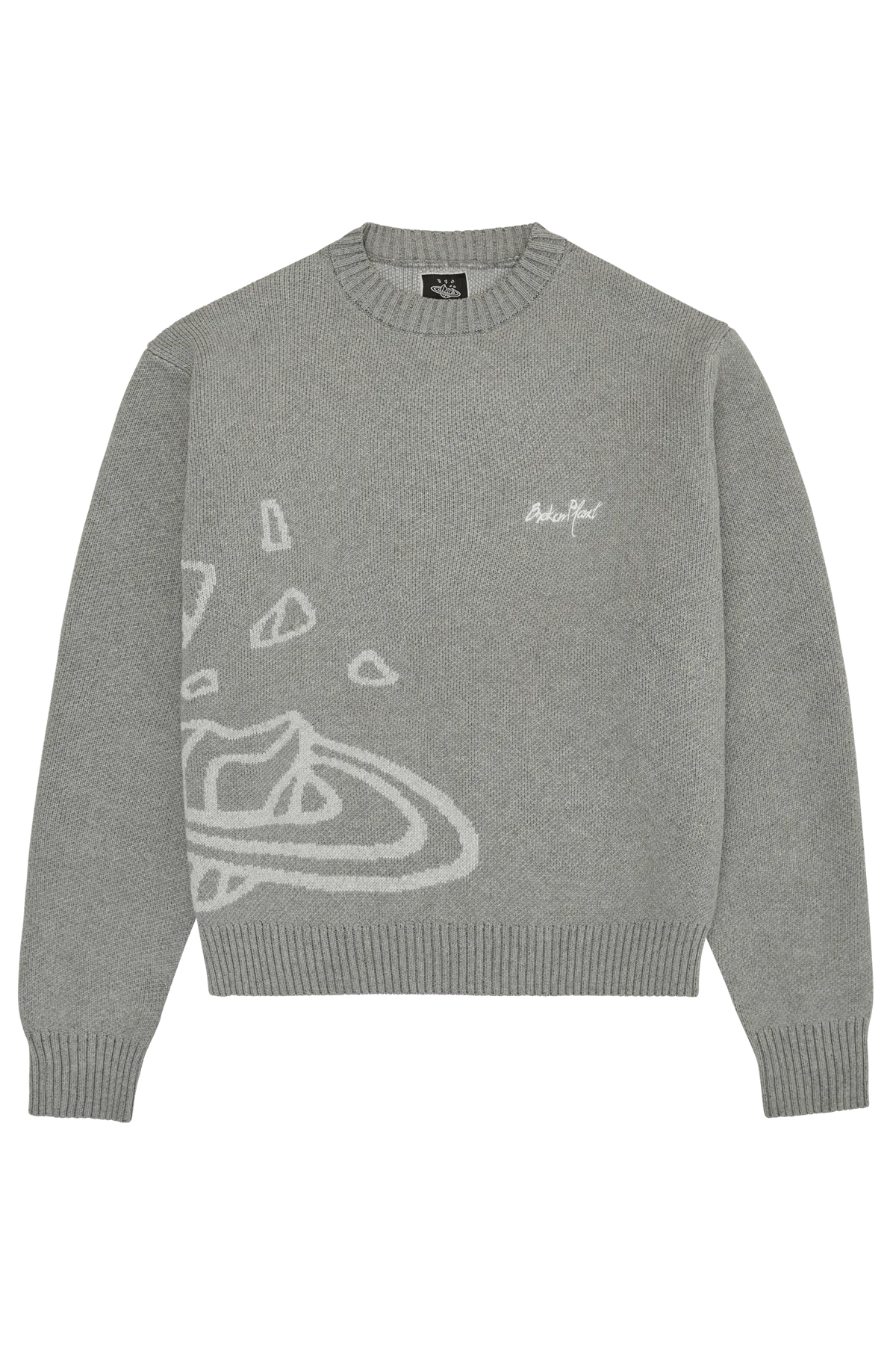 Broken Planet Market Knit Sweater Heather Grey