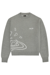 Broken Planet Market Knit Sweater Heather Grey