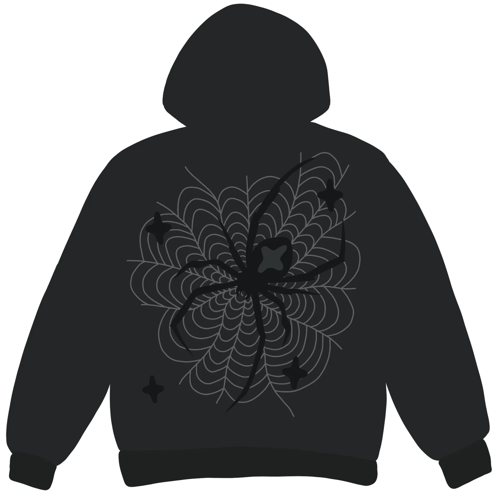 Broken Planet Market Spider Zip Up Hoodie